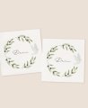 Square sticker for botanical communions