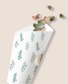 Jelly bean cones with eucalyptus first communion detail