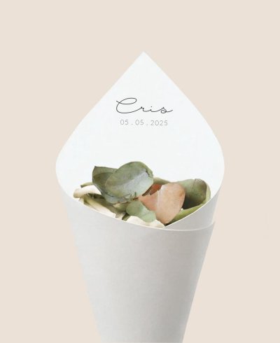 Jelly bean cones first communion detail daisies