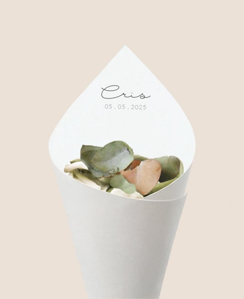 Jelly bean cones first communion detail daisies