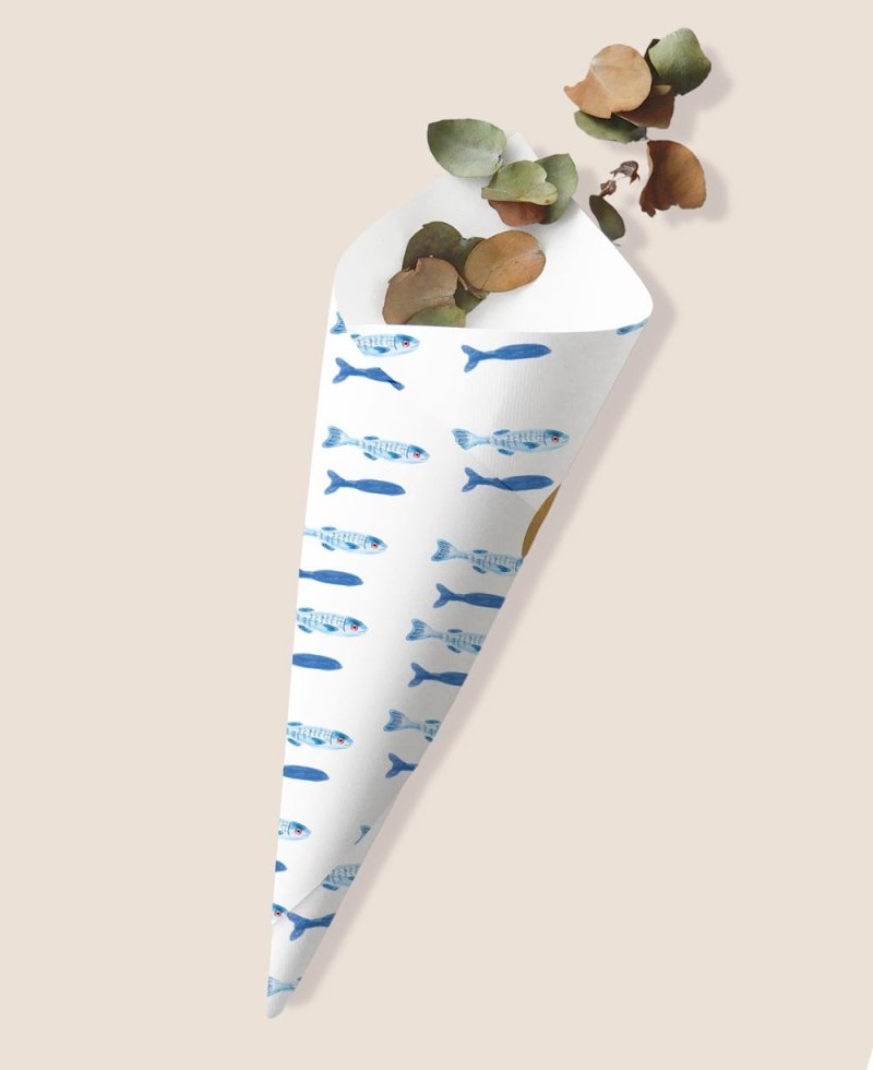 Kommunion Zuckerwaffel Fisch Kommunion Zuckerwaffel Fisch