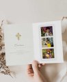 Recordatorios para comunión elegantes con fotos niño