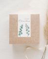 Autocollant de communion rectangulaire vertical eucalyptus