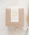 Rectangular vertical communion fruit sticker