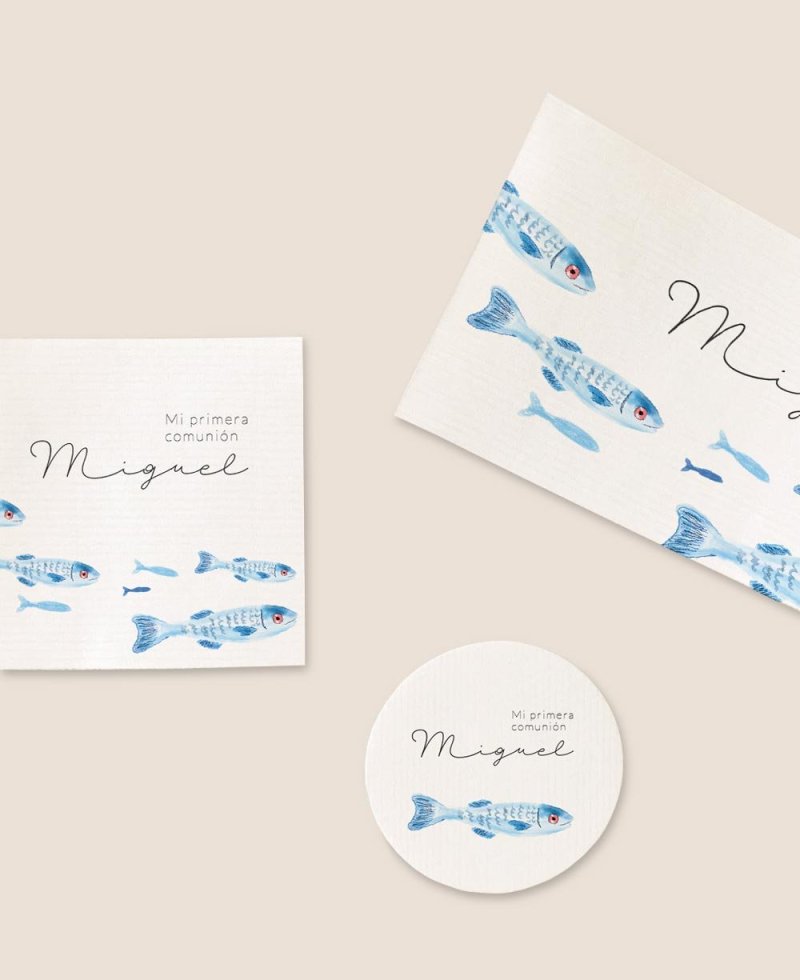 Formats d’autocollants pour les communions de poissons Formats d’autocollants pour les communions de poissons