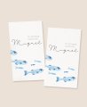 Autocollants rectangulaires verticaux pour la communion maritime