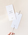 Etiqueta Sparkler para casamento de tipografia Manhattan