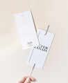 Berliner Wunderkerzen-Label für Hochzeitstypografie