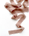 Vintage Pink Handmade Silk Ribbon