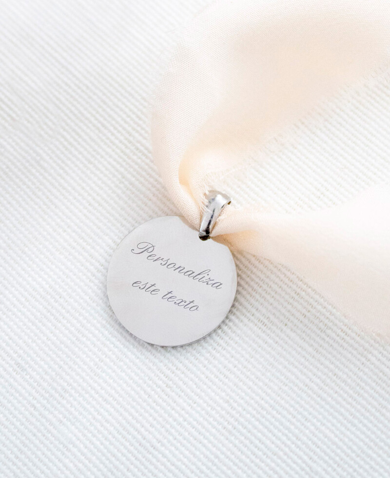 Medallas para ramos de boda personalizada