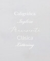 Tipografías disponibles medalla ramo personalizada