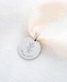 Medals for wedding bouquets with names and date