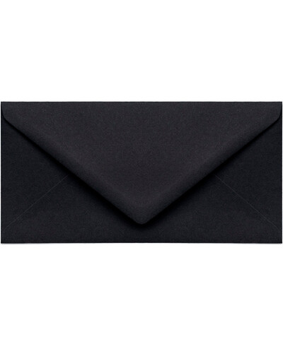 Sobres para invitaciones de boda negro DL