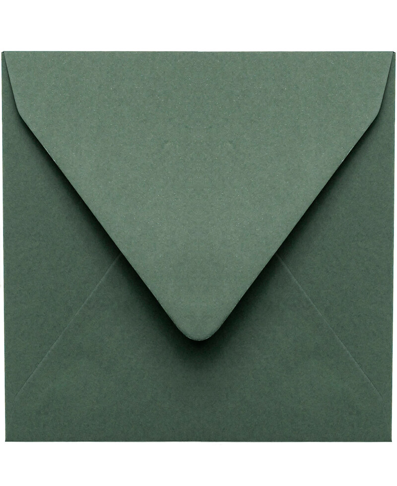 Sobres color verde sequoia cuadrados Sobres color verde sequoia cuadrados