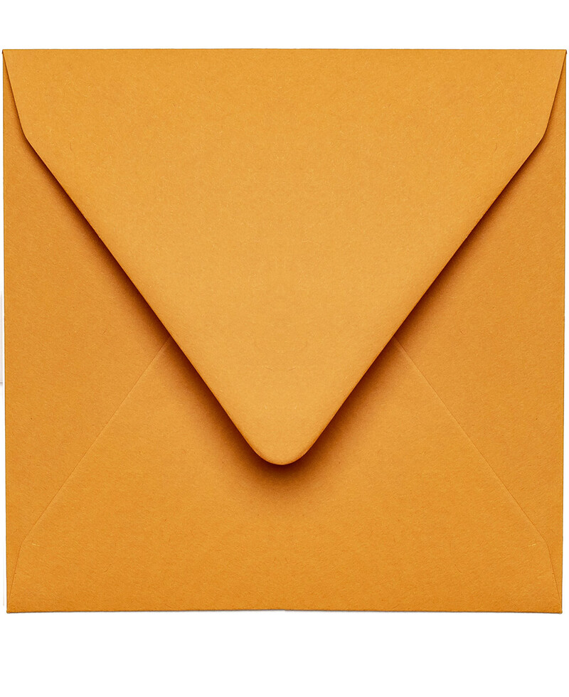 Sobres color amarillo mostaza cuadrados Sobres color amarillo mostaza cuadrados
