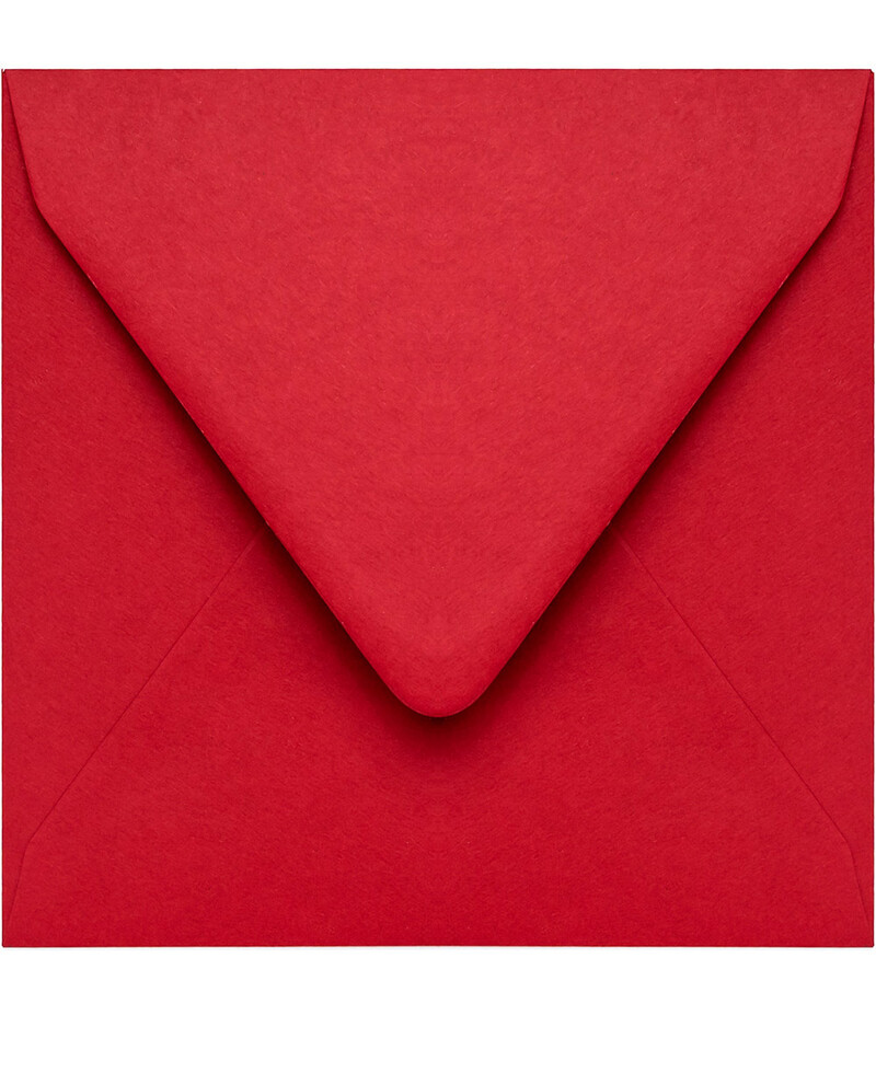 Sobres color rojo escarlata cuadrados Sobres color rojo escarlata cuadrados