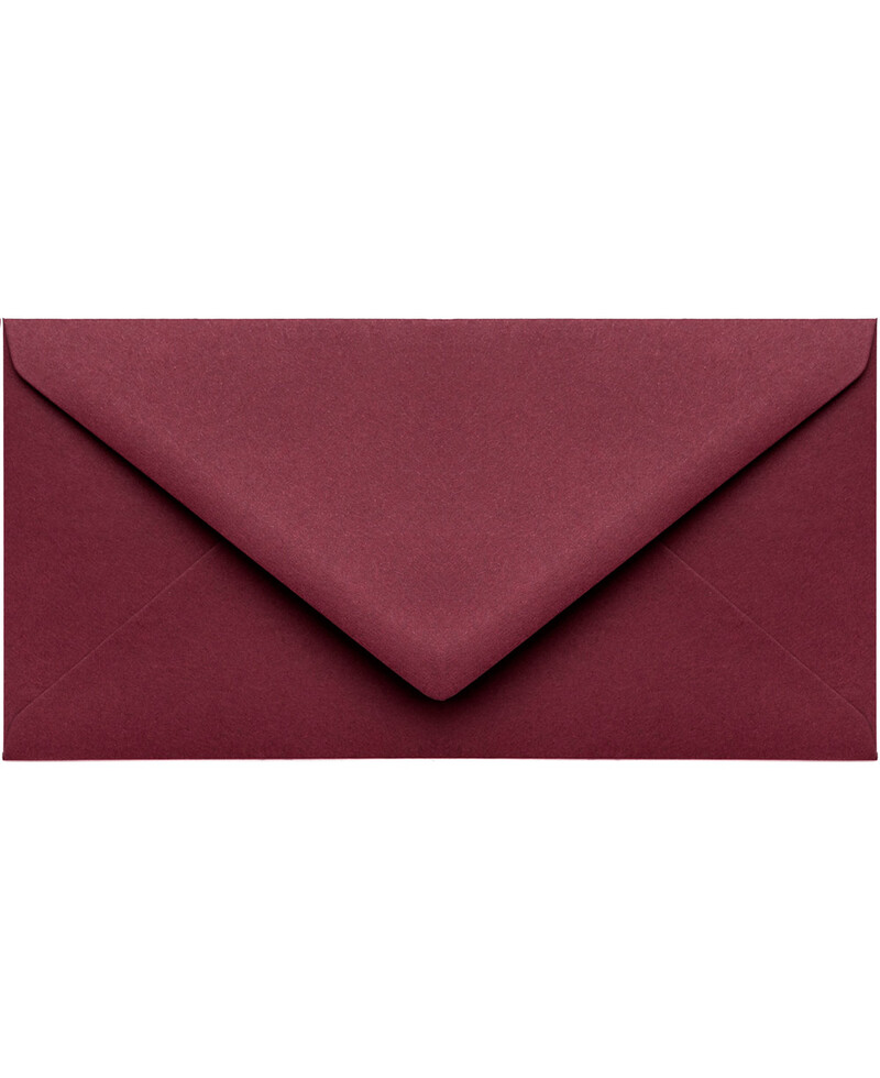 Sobre burdeos DL para invitaciones
