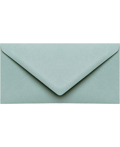 Sobre azul empolvado DL para invitaciones