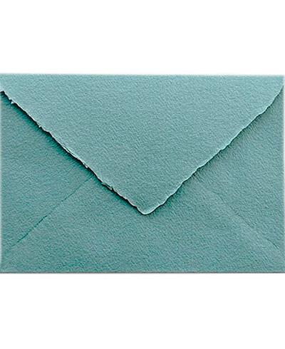 Envelope Artesanal Azul em Pó C5 | Marmarina