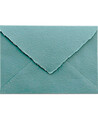 Enveloppe Poudrée Bleue Faite Main C5 | Marmarina