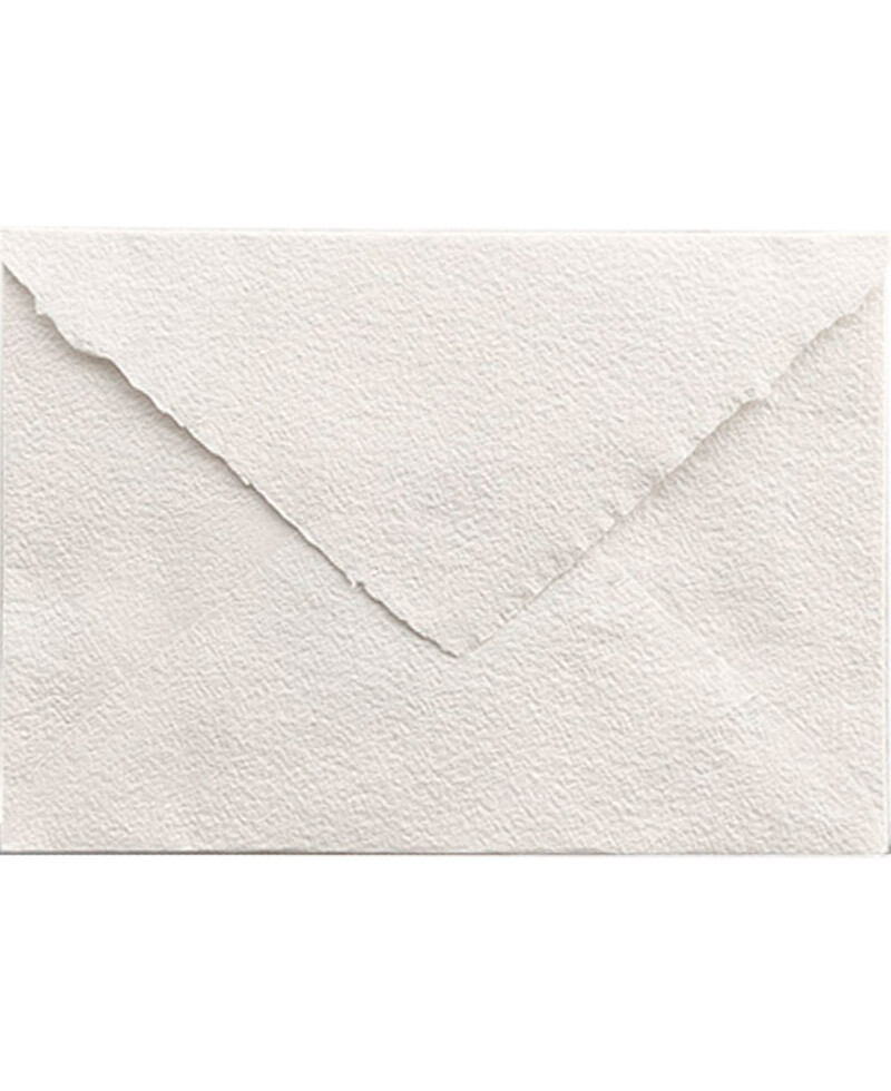 Enveloppe blanc cassé faite à la main C5 | Marmarina Enveloppe blanc cassé faite à la main C5 | Marmarina