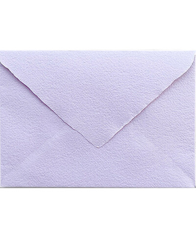 Handmade Lavender C5 Envelope | Marmarina