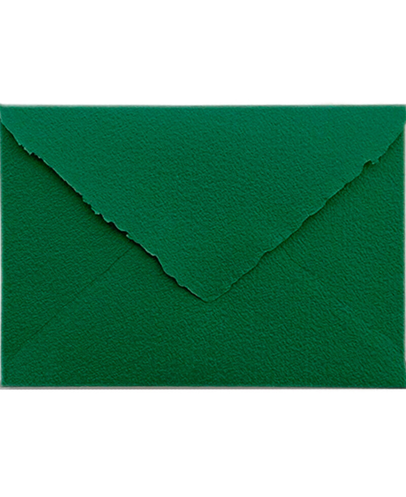 Emerald Green Artisan Envelope C5 | Marmarina Emerald Green Artisan Envelope C5 | Marmarina