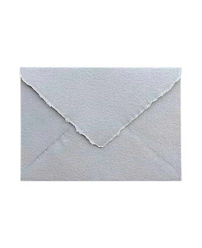 Light Grey B6 Ministro Handmade Envelope for Invitations | Marmarina