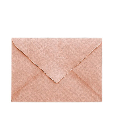 Powdered Pink Handmade Envelope B6 Minister for Invitations | Marmarina