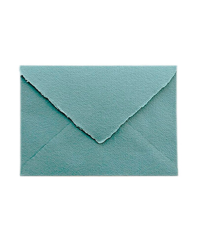 Powdered Blue Handmade Envelope B6 Ministro for Invitations | Marmarina