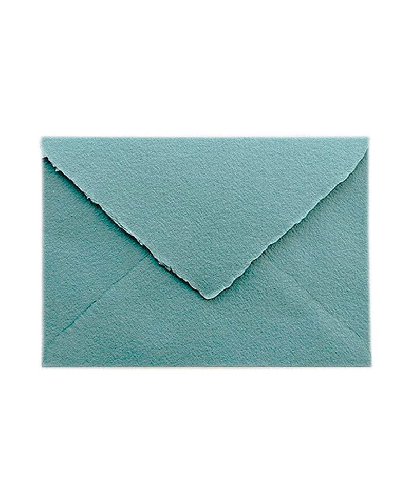 Powdered Blue Handmade Envelope B6 Ministro for Invitations | Marmarina Powdered Blue Handmade Envelope B6 Ministro for Invitations | Marmarina