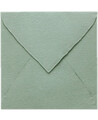 Envelope Quadrado Verde Oliva Feito à Mão para Convites | Marmarina
