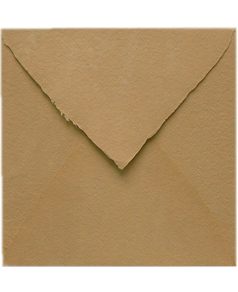 Envelope Quadrado Marrom Camelo Feito à Mão para Convites | Marmarina Envelope Quadrado Marrom Camelo Feito à Mão para Convites | Marmarina