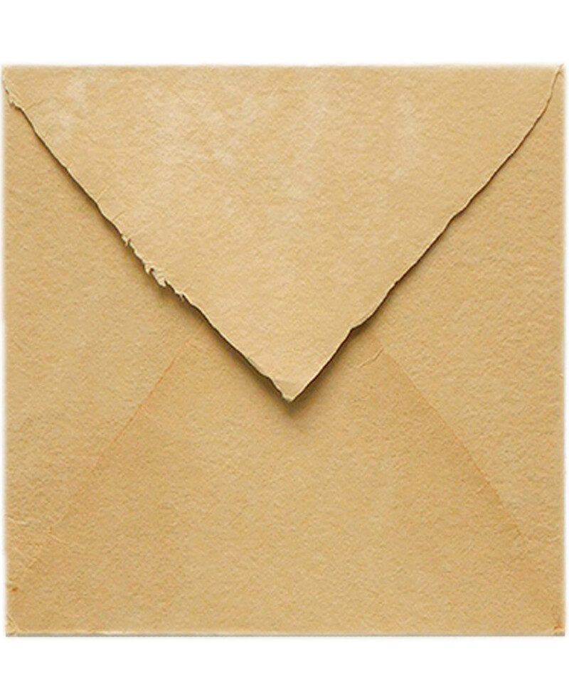 Envelope Quadrado de Areia Bege Feito à Mão para Convites | Marmarina Envelope Quadrado de Areia Bege Feito à Mão para Convites | Marmarina