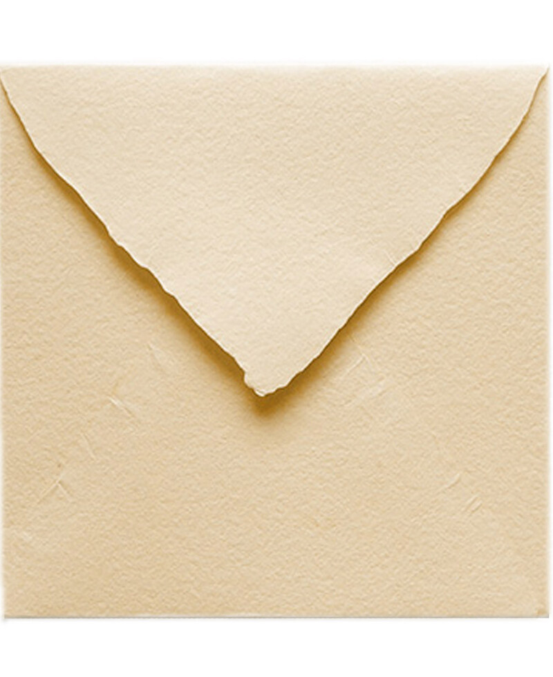 Envelope Quadrado Creme Feito à Mão para Convites | Marmarina Envelope Quadrado Creme Feito à Mão para Convites | Marmarina