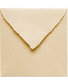 Envelope Quadrado Creme Feito à Mão para Convites | Marmarina