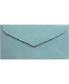 DL Enveloppe artisanale bleue poudrée américaine pour invitations | Marmarina