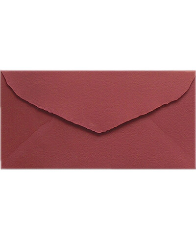 DL American Bordeaux Artisan Envelope for Invitations | Marmarina