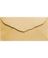 Enveloppe DL de sable américain beige faite à la main pour invitations | Marmarina
