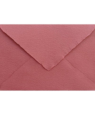 Envelope Rosa Vintage Feito à Mão C5 | Marmarina