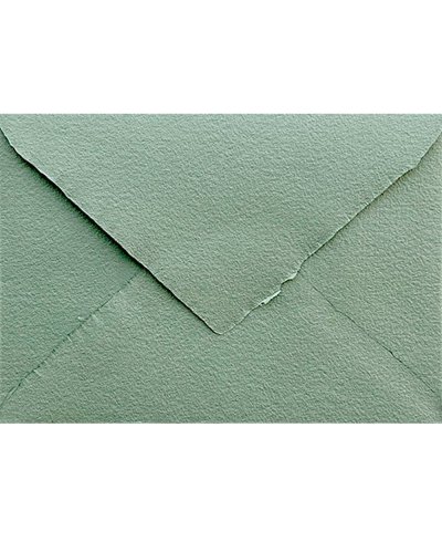 Enveloppe Artisanale Vert Olive C5 | Marmarina