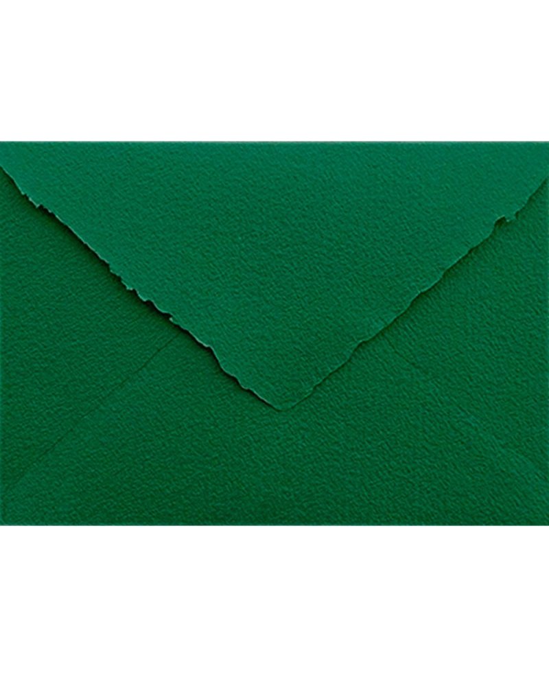 Sobre artesanal verde esmeralda