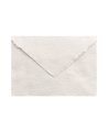 Enveloppe de ministre B6 blanc cassé faite à la main pour les invitations | Marmarina