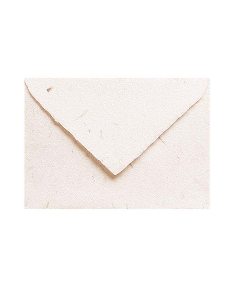 Handmade Straw Shavings B6 Minister Envelope for Invitations | Marmarina
