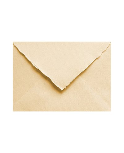 Ministre B6 Enveloppe crème faite à la main pour les invitations | Marmarina