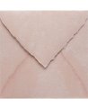 Square Powdered Pink Artisan Envelope for Invitations | Marmarina