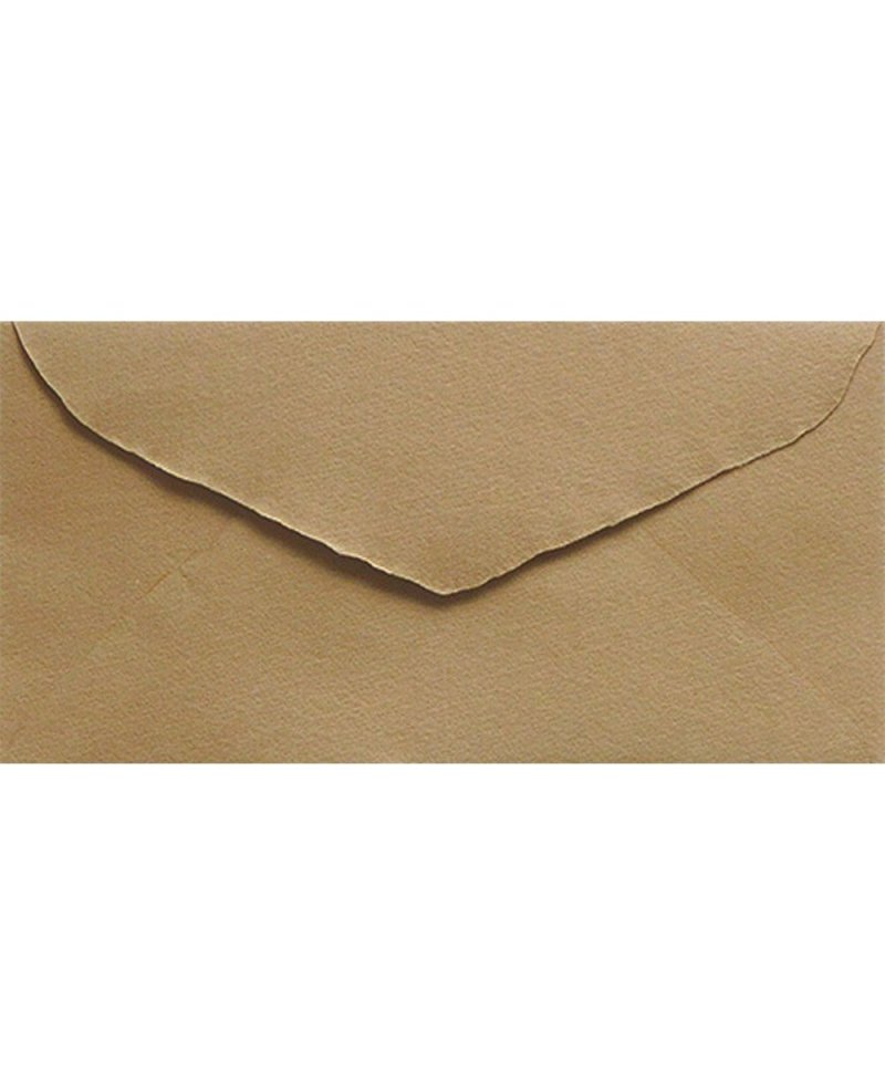 Handmade American Camel Brown DL Envelope for Invitations | Marmarina