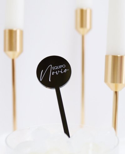 Equipo novio agitadores para bebidas boda