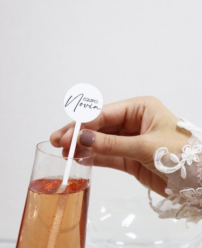 Equipo novia agitadores para bebidas boda