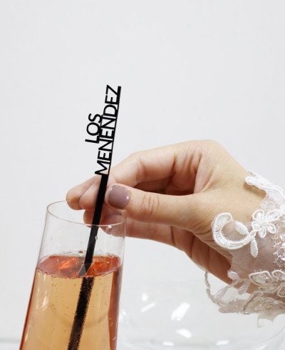 Agitadores para cócteles de boda elegantes
